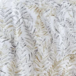 Karaca Home Bled Grau 100 % Baumwolle Doppel-Bettbezug-Set