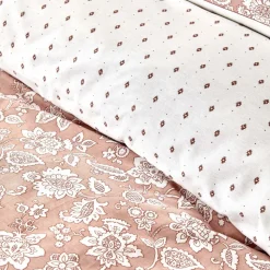 Karaca Home Celerina Rosa 100% Baumwolle Einzel Bettbezug Set
