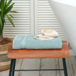 Karaca Home Daily Soft 100% Baumwoll-Badetuch - Petrol