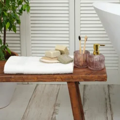 Karaca Home Daily Soft Off Weiß 100% Baumwolle Handtuch 70x140 cm