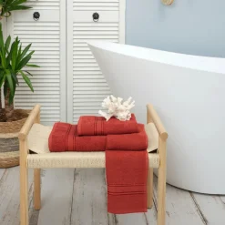 Karaca Home Daily Soft Rot 100% Baumwolle Handtuch 50x90 cm