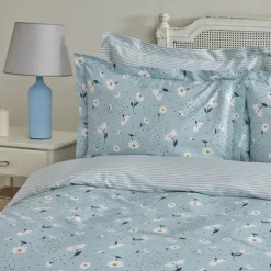 Karaca Home Daisy 100% Baumwolle Einzeln Bettbezug Set, Mint