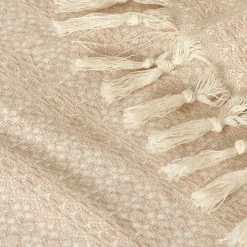 Karaca Home Destina Beige Doppel-Mehrzweckdecke