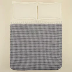 Karaca Home Destina Marineblau Bettdecke für zwei Personen