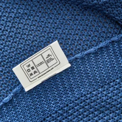 Karaca Home Dunkelblau Strickdecke Öko-Tex Zertifiziert