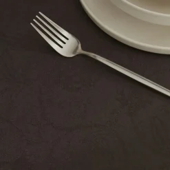 Karaca Home Elizabeth Tischdecke Anthrazit, 140 x 200 cm