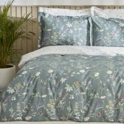 Karaca Home Evergreen Einzelbettbezug Set, Grün