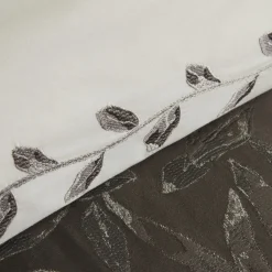 Karaca Home Gardenia 8-teiliges Hochzeitsset Anthrazit