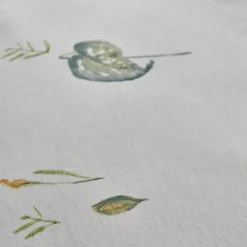 Karaca Home Herbal 100% Baumwolle Doppelbett Bettwäsche Set Weiß