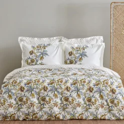 Karaca Home Indra 100% Baumwolle Einzel Bettbezug Set Gelb