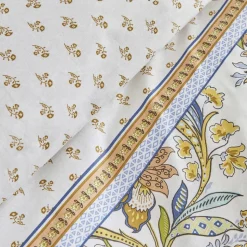 Karaca Home Indra 100% Baumwolle Einzel Bettbezug Set Gelb