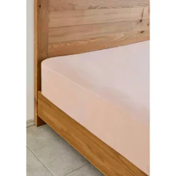 Karaca Home Jersey Fitted Bettlaken Lachs Rosa (140x200 cm) Öko-Tex Zertifiziert