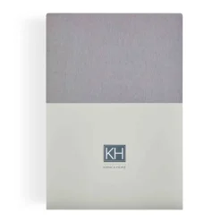 Karaca Home Jersey Fitted Bettlaken Grau Einzel (90x200 cm)