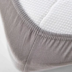Karaca Home Jersey Fitted Bed Sheet Grey 200x200 cm + 30 cm Öko-Tex Zertifiziert