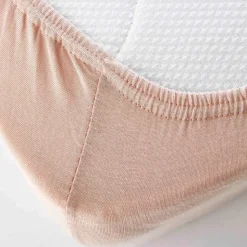 Karaca Home Jersey Fitted Bed Sheet Salmon Pink 100x200 cm + 30 cm Öko-Tex Zertifiziert