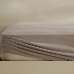 Karaca Home Jersey Spannbettlaken, 120x200+30cm, Grau