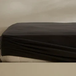 Karaca Home Jersey Spannbettlaken, 120x200+30 cm, Anthrazit