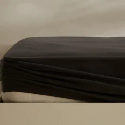 Karaca Home Jersey Spannbettlaken, 200x200+30 cm, Anthrazit