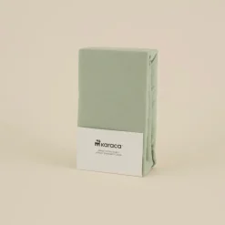 Karaca Home Jersey Spannbettlaken, 140x200+30cm, Mint