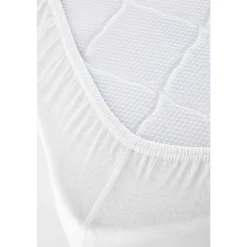 Karaca Home Jersey Spannbetlaken weiß (140x200 cm) Öko-Tex zertifiziert