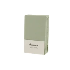 Karaca Home Jersey Spannbettlaken, 160x200+30cm, Mint