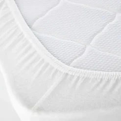 Karaca Home Jersey Spannbetttuch, Super King, Weiß