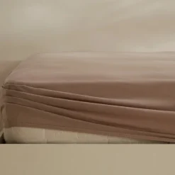 Karaca Home Jersey Spannbettlaken, 180x200+30 cm, Beige