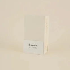 Karaca Home Jersey Spannbettlaken, 160x200+30 cm, Creme