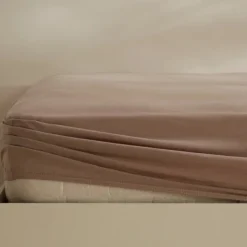 Karaca Home Jerseystretch Spannbettlaken, 200x200+30cm, Beige