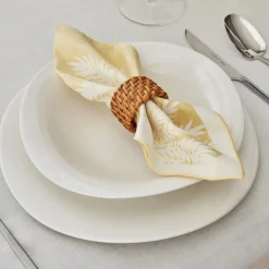 Karaca Home Juno 2er Set Serviette 40x40 cm Gelb