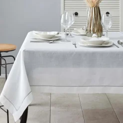 Karaca Home Linen Silber 13-teiliges Tischtuch-Set