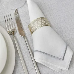 Karaca Home Linen Silber 13-teiliges Tischtuch-Set