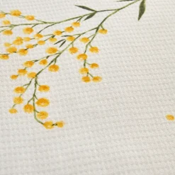 Karaca Home Loretta 100% Baumwolle Einzelbett-Piké-Set, Gelb