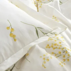 Karaca Home Loretta Gelb 100% Baumwolle Doppel Bettbezug Set