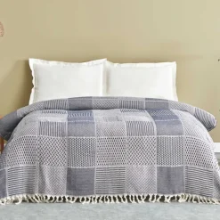 Karaca Home Luna, Doppelpiqué, Marineblau