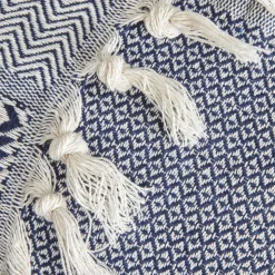 Karaca Home Luna, Doppelpiqué, Marineblau