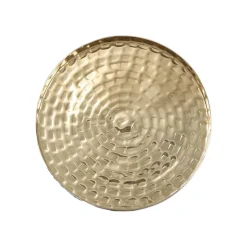 Karaca Home Moroccan Deko-Tablett Gold 26 x 26 x 3 cm