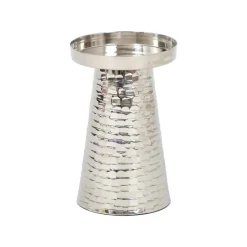 Karaca Home Moroccan Kerzenständer Silber 10 x 10 x 15 cm