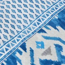 Karaca Home Neos Blau 100% Baumwolle Einzelbettdecke Set