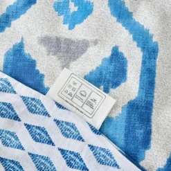 Karaca Home Neos Blau 100% Baumwolle Einzelbettdecke Set