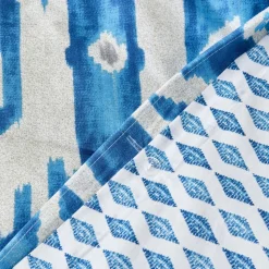 Karaca Home Neos Blau 100% Baumwolle Einzelbettdecke Set