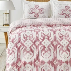 Karaca Home Neos Powder 100% Baumwolle Doppel-Bettbezug Set