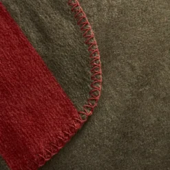 Karaca Home Nina Einzelbett Baumwolldecke, Khaki