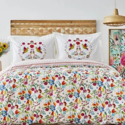 Karaca Home Parlin 100% Baumwolle Einzel Bettbezug Set