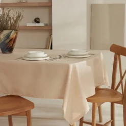 Karaca Home Pebble Tischdecke Ecru, 140 x 200 cm