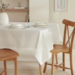 Karaca Home Pebble Tischdecke Weiß 140X200 cm