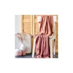 Karaca Home Rose Kabelgestrickter Pompom Leichter Bettbezug