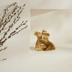 Karaca Home Rumble Fish Figur Gold 15x15 cm