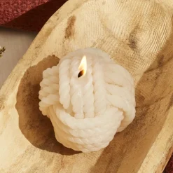 Karaca Home Seil Kerze 6 cm Creme