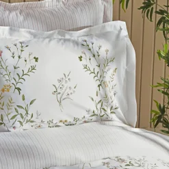 Karaca Home Sera 100% Baumwolle Doppelbett Bettwäsche Set Grün